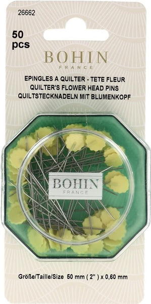 Bohin Quilters Flower Head Pins