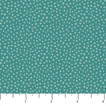 Deborah Edwards Backyard Bug Collector - Dots Dark Turquoise