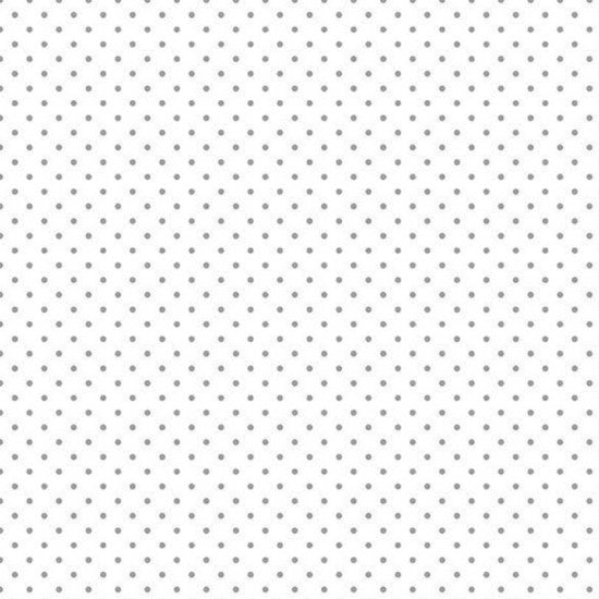 Pin dot by Nutex Col.102 White Light Grey