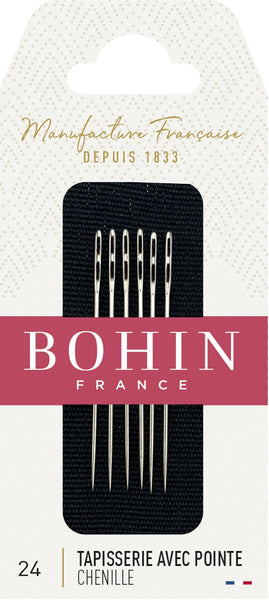 Bohin Needles - Chenille size 24 Twin Eyes