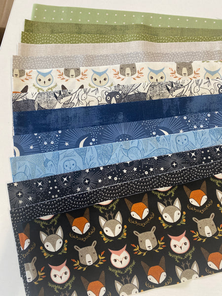 Cot Quilt Strip Sets