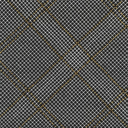 Carolyn Friedlander Diamond Grid in Black