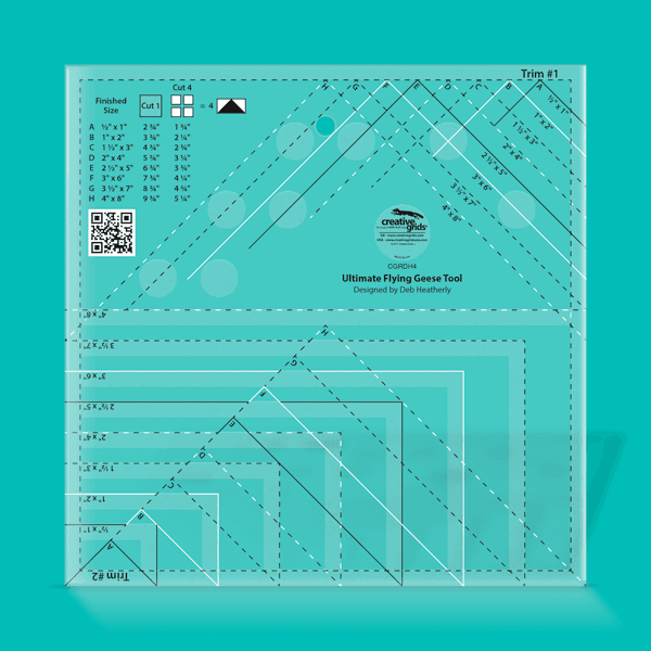 Creative Grids Non Slip Ultimate Flying Geese Tool