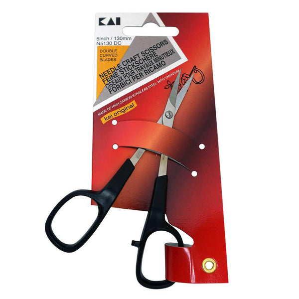 Kai Needle Craft Scissors - 5in double curved