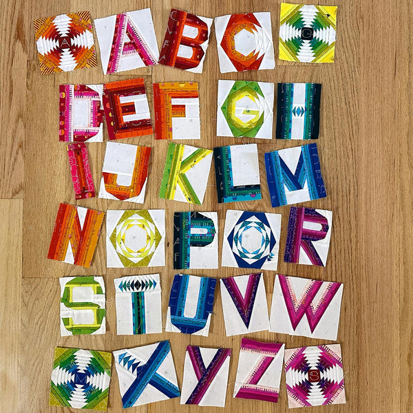 Foundation Paper Piecing Mini Alphabet