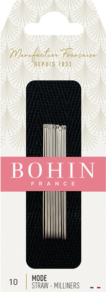 Bohin Needles - Straw - Milliners size 10