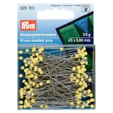 Prym Glass Headed Pins 0.6mm 20g extra long #1